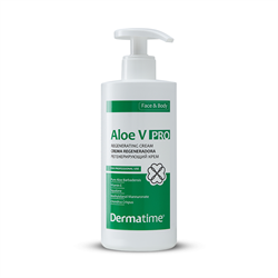 Dermatime Aloe V PRO Regenerating Cream – Алоэ Про регенерирующий крем Дерматайм, 400 мл 91347