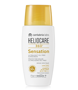 Cantabria Labs Heliocare 360 Sensation SPF 50 – Ультралегкая солнцезащитная эмульсия СЗФ 50+ для чувствительной кожи, 50 мл 5557