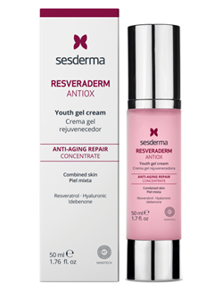 Sesderma Resveraderm Antiox Youth Gel-Cream – Гель-крем омолаживающий антиоксидантный Резверадерм, 50 мл 40003323