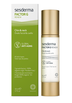 Sesderma Factor G Renew Oval Face and Neck – Cредство омолаживающее для овала лица и шеи Фактор Джи, 50 мл 40002634