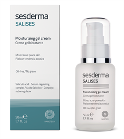 Sesderma Salises Moisturizing Gel-Cream – Гель-крем увлажняющий с салициловой кислотой Салисес, 50 мл 40000050