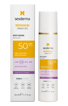 Sesderma Repaskin Urban 365 Anti-aging SPF50 – Средство солнцезащитное для лица антивозрастное Репаскин СЗФ50, 50 мл 40008214