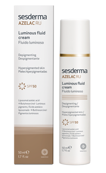 Sesderma Azelac Ru Depigmenting Luminous Fluid Cream SPF 50 – Флюид для сияния кожи депигментирующий Азелак Ру, 50 мл 40003293