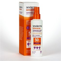 Sesderma Repaskin Body Spray Fotoprotector SPF 50 – Спрей солнцезащитный прозрачный для тела СЗФ 50, 200 мл 4735
