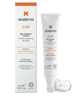 Sesderma C–Vit Eye Contour Cream (ceramic applicator) – Крем-контур вокруг глаз С–Вит с керамическим аппликатором, 15 мл 40008058