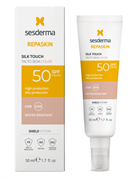Sesderma Repaskin Silk Touch Facial Sunscreen SPF50 – Крем для лица с нежностью шелка с тонирующим эффектом СЗФ50 Репаскин, 50 мл 40008198
