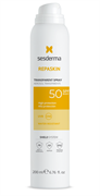 Sesderma Repaskin Transparent Spray Body SPF50 – Спрей солнцезащитный прозрачный для тела СЗФ50 (аэрозоль), 200 мл 40008203