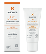 Sesderma C-Vit Colored Corrective Cream SPF 15 – СС крем корректирующий цвет кожи СЗФ 15, 30 мл 40002564